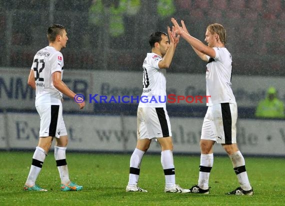 2.Bundesliag SV Sandhausen gegen Energie Cottbus im Hardtwaldstadion (© Kraichgausport / Loerz)